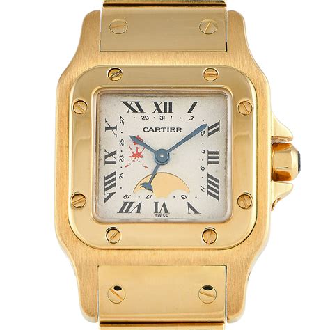 cartier square watch men|cartier santos quartz watch.